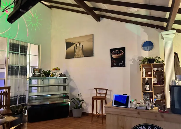 Skyline & Bitcoin Coffee Lodge